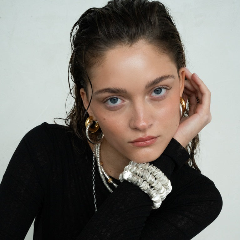 Oria Bold Bracelet Silver