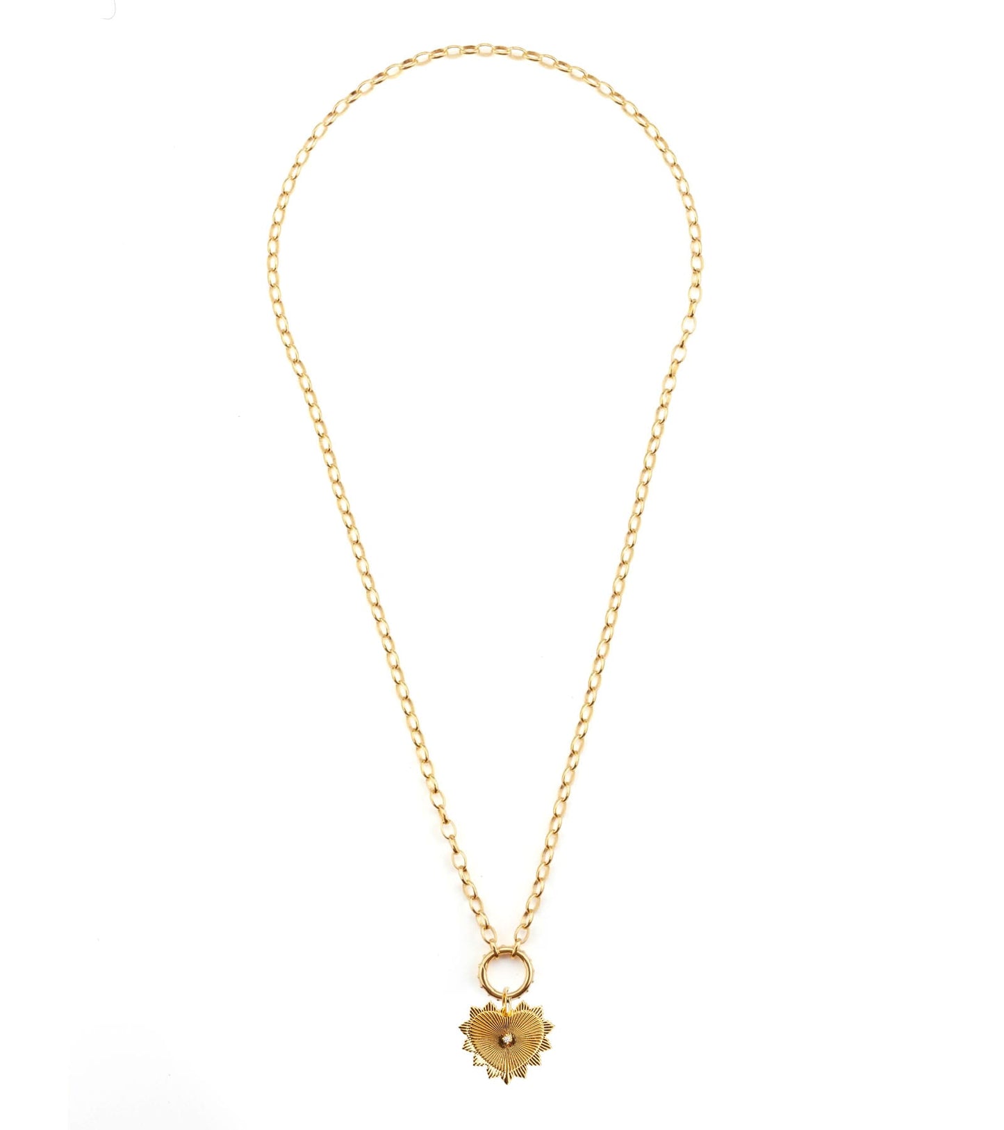Short Golden Santo Necklace
