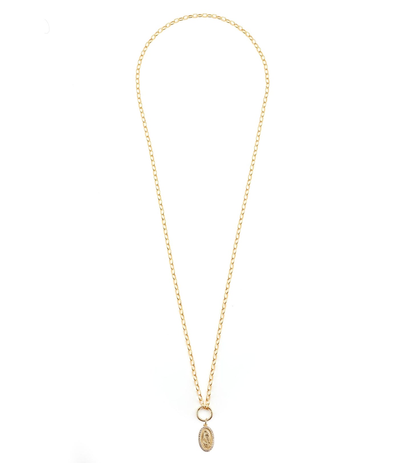 Long Golden Santo Necklace