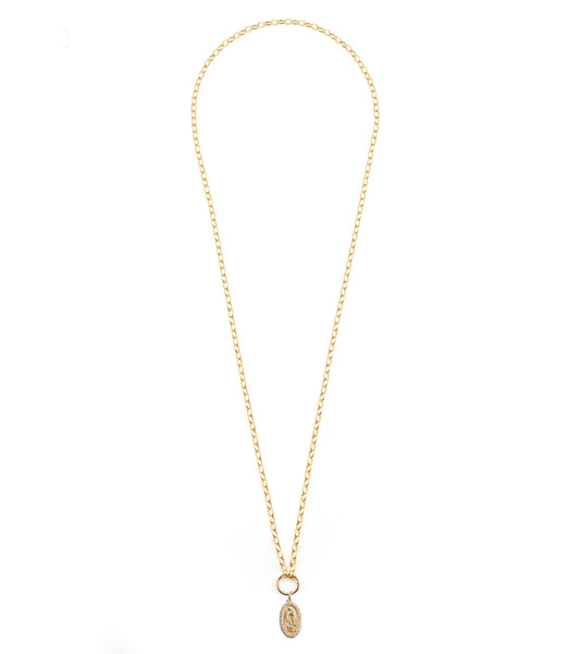 Long Golden Santo Necklace