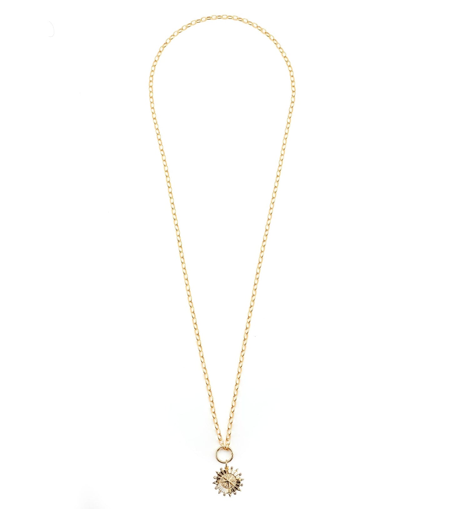 Long Golden Santo Necklace