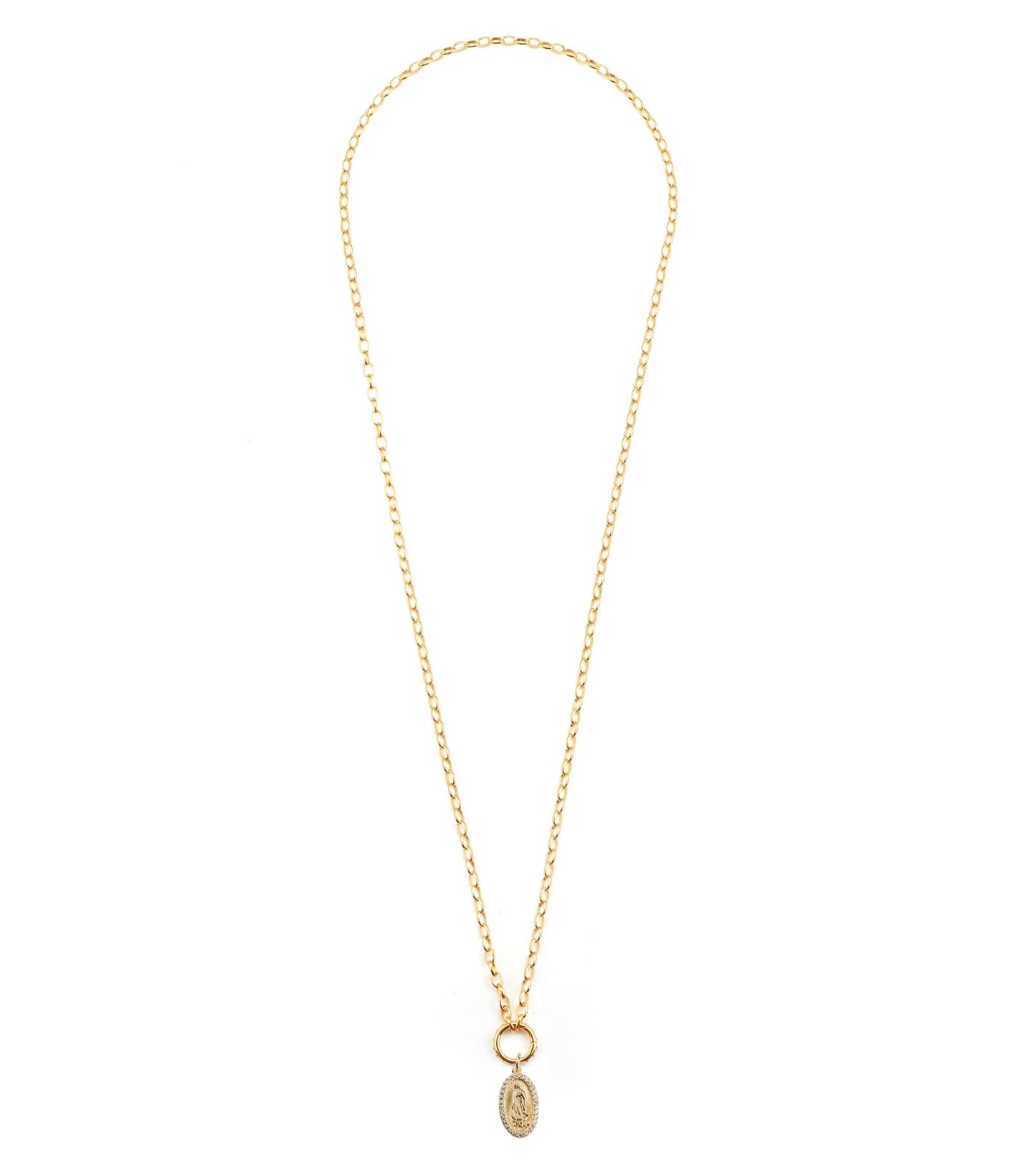 Long Golden Santo Necklace