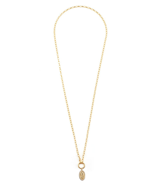 Long Golden Santo Necklace