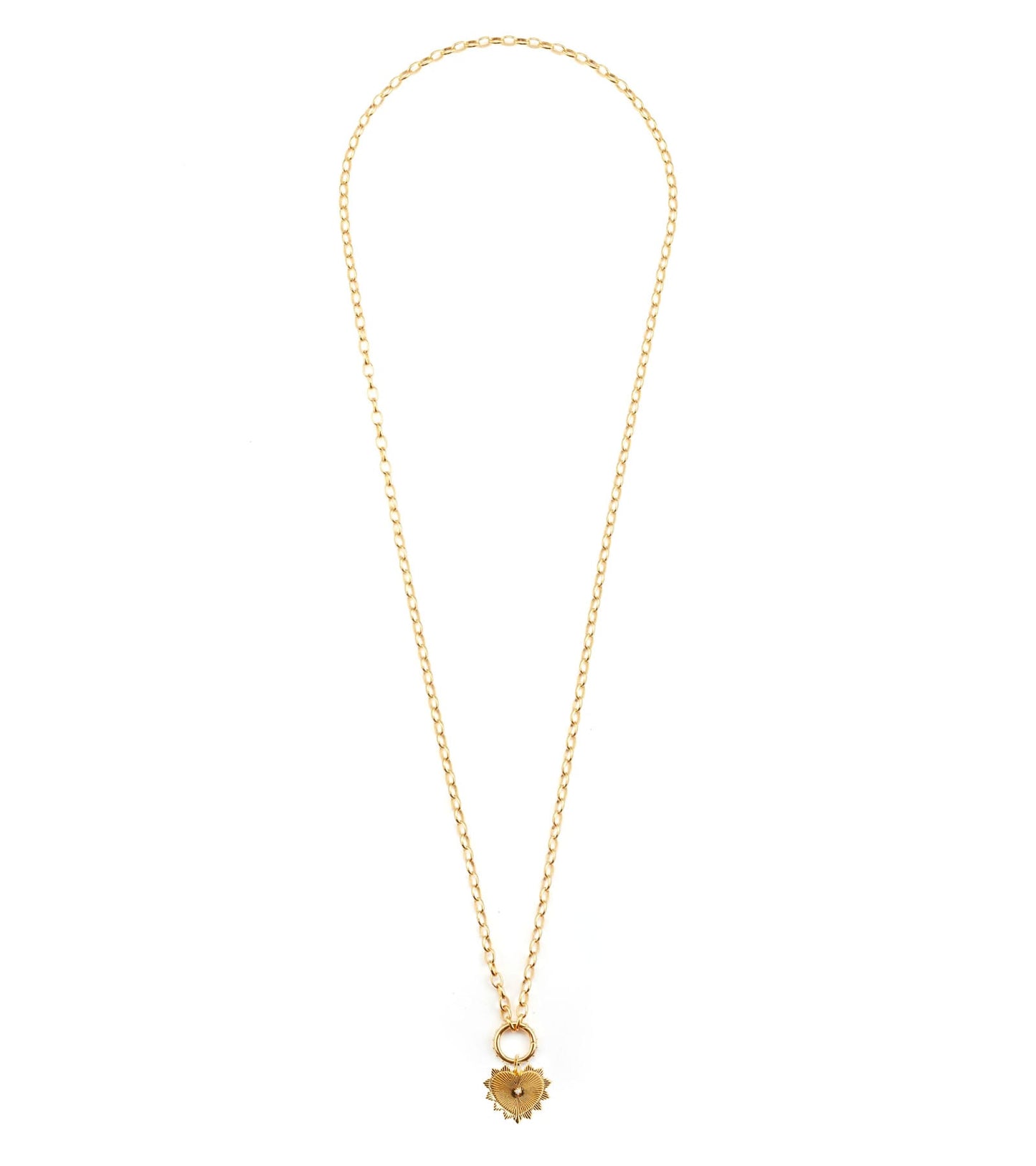 Long Golden Santo Necklace