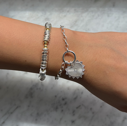 Silver Santo Bracelet