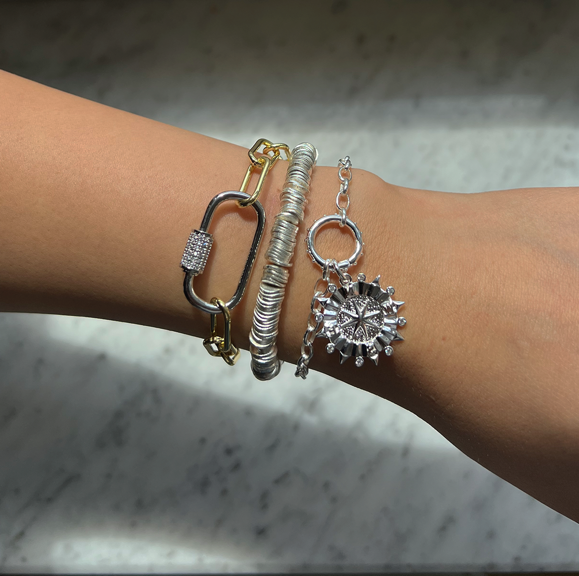 Silver Santo Bracelet