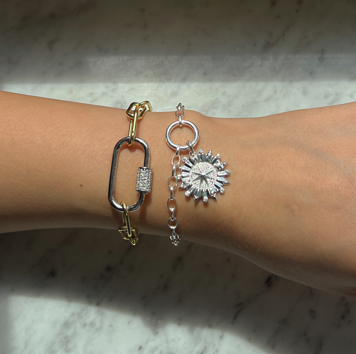 Silver Santo Bracelet