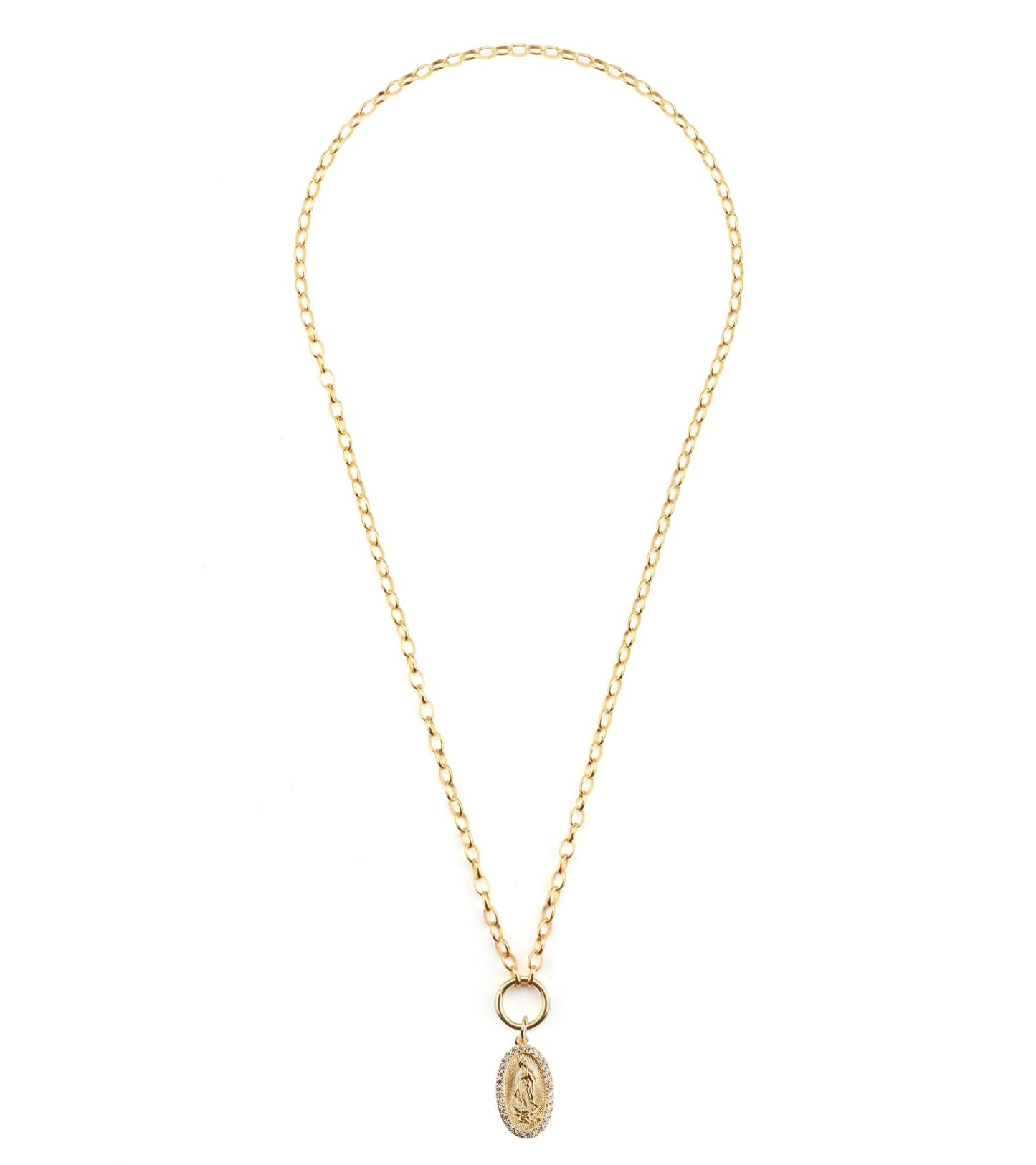 Short Golden Santo Necklace