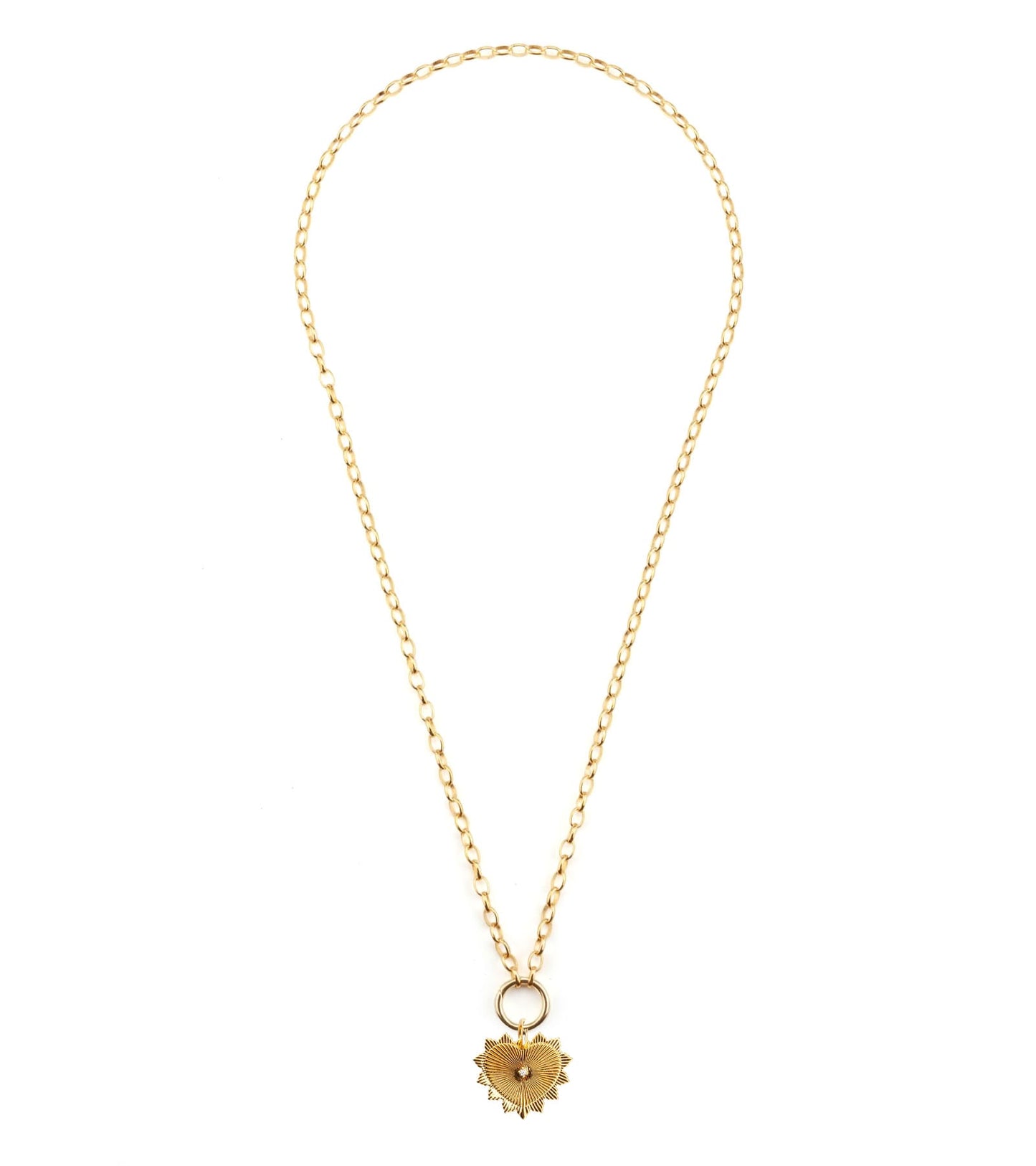 Short Golden Santo Necklace