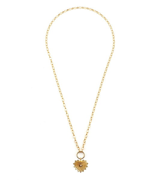 Short Golden Santo Necklace