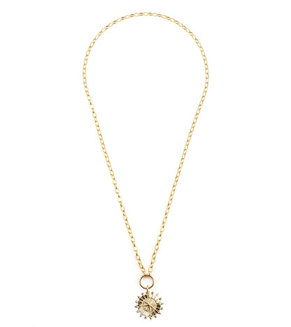 Short Golden Santo Necklace