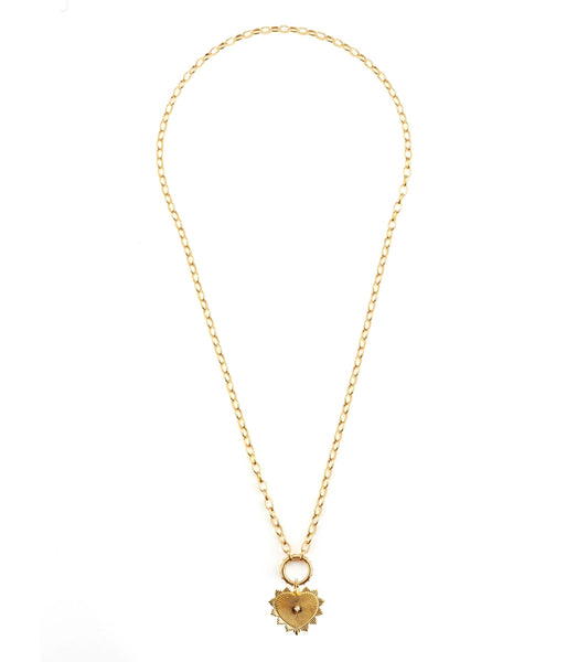 Short Golden Santo Necklace