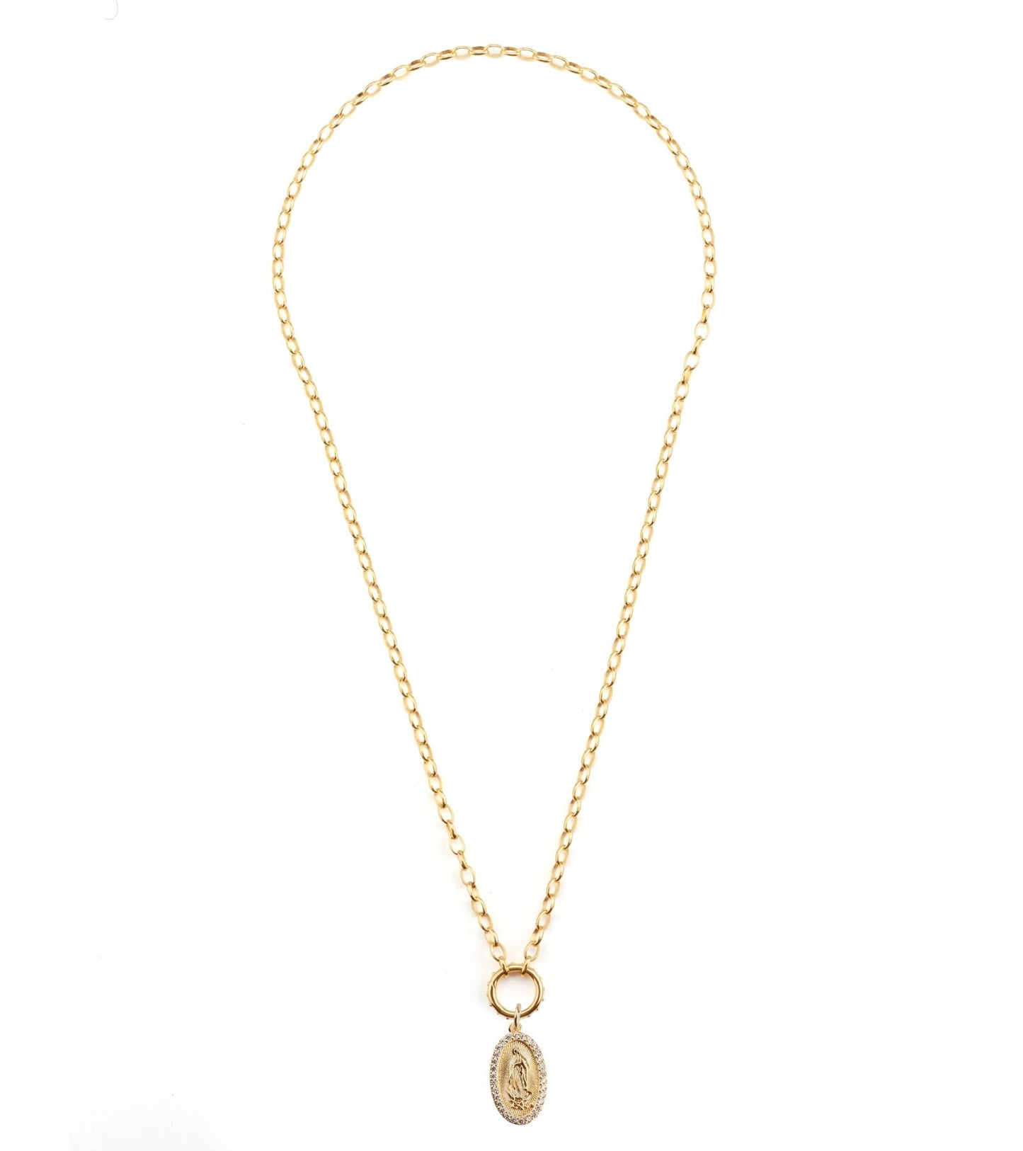 Short Golden Santo Necklace