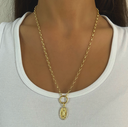 Short Golden Santo Necklace