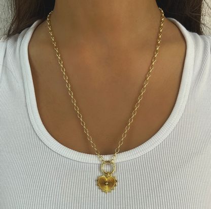 Short Golden Santo Necklace